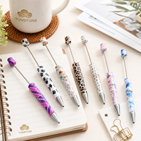 Stylo imprimé personnalisable par transfert d'eau, motifs variés, corps en plastique, fourniture artisanale pour la personnalisation de cadeaux de fête
