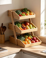 Panier de rangement pour légumes de comptoir de cuisine, étagère de rangement pour fruits de bureau, support de rangement pour légumes de comptoir de cuisine