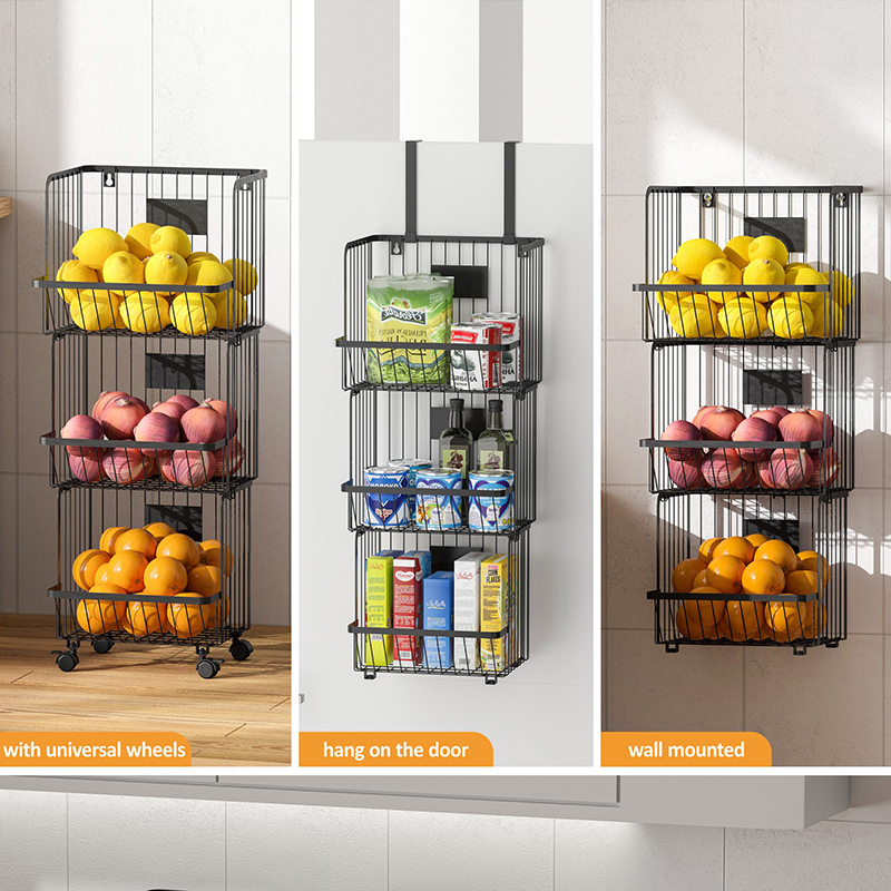 WIREKING 3 Tier Wall Mounted Storage