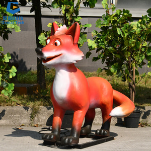 SGAA46 Zigong Usine Personnalisé Dessin Animé Animal Zoo Parc Animatroni Renard pour Aire de Jeux - Product Image 1