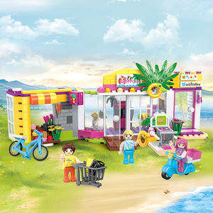 <span class=keywords><strong>COGO</strong></span> 376 шт магазин строительные блоки для детей девушка игровой набор кирпичных блоков игры модель игрушка для малыша «сделай сам» - Product Image 6