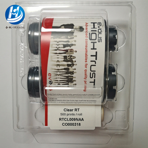 Consumibles de impresión Evolis Avansia originales-Cinta de color YMCK RT4F010SAA y <span class=keywords><strong>película</strong></span> de retransferencia transparente RCL009NAA - Product Image 4