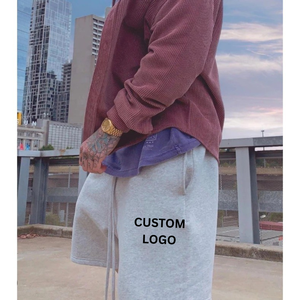 กางเกงขาสั้นผู้ชายผ้าฝ้ายคุณภาพสูง เอวยางยืด สไตล์สปอร์ต แห้งเร็ว พิมพ์ลายซิลค์สกรีน บริการ OEM จากเวียดนาม - Product Image 6