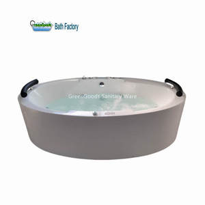 <span class=keywords><strong>Bañera</strong></span> de <span class=keywords><strong>hidromasaje</strong></span> <span class=keywords><strong>ovalada</strong></span> de acrílico blanco para adultos, <span class=keywords><strong>bañera</strong></span> de <span class=keywords><strong>hidromasaje</strong></span> independiente para dos personas - Product Image 1