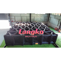 Nouveau design pas cher prix Outdoor Sport Laser Tag gonflable Laser Maze Arena à vendre
