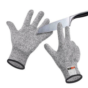 Résistant aux coupures travail Anti coupure alimentaire gants cuisine poignée poisson gant gants de sécurité coupe 5 huîtres écaillage filet de poisson - Product Image 1