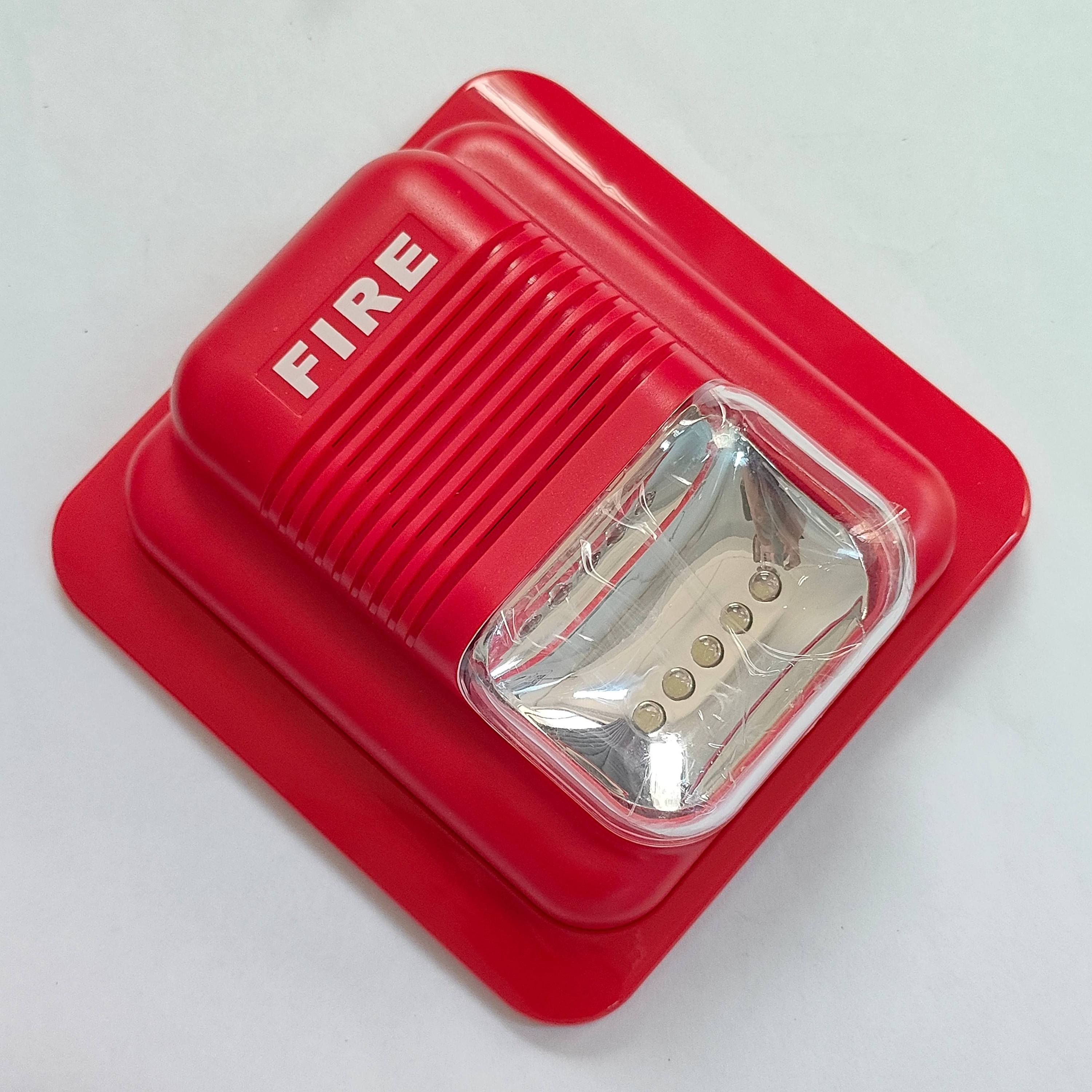 Smart Home Security 12V / 24V Emergency Fire Alarm Sounder System Electric Wire Flashing LED Strobe Light Siren · image 4
