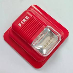 ระบบรักษาความปลอดภัยบ้านอัจฉริยะ 12V / 24V ระบบเตือนไฟไหม้ฉุกเฉินพร้อมเสียงไซเรน ไฟกระพริบ LED แบบสายไฟฟ้า - Product Image 4