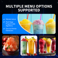 Moseener Commerciële Smoothie Blender, 220V Touchscreen Geluidsdichte Blender met Borstelloze DC-Motor voor Bubble Tea Melkblender