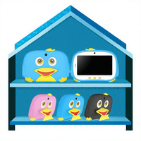 Tablet Anak Edukasi Natal Terbaru 7 Inch Android MTK Quad Core Wi-Fi IPS 1024x600 untuk Usia 3-12 Tahun Laki-laki Perempuan