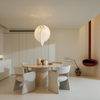 Conception d'appartement duplex minimaliste moderne, escalier sur mesure, salon, projet clé en main