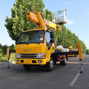 Jobang Brand 50M New Truck Boom Lift caminhão de alta altitude para venda Plataforma de trabalho telescópica boom aéreo