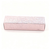 Boîte d'emballage en papier kraft argenté laser brillant écologique personnalisé pour rouge à lèvres brillant à lèvres vernis à ongles produit cosmétique sans huile