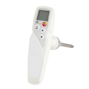 Thermomètre alimentaire Testo 105 avec embout pour aliments congelés |   Sonde de pénétration professionnelle pour la viande, les produits surgelés et la cuisine - Product Image 1
