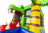 Château Gonflable Marque Crocodile Amusement et Structure de Jeu Durable Intérieur/Extérieur