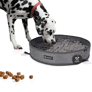 LS OEM Hochwertige, langlebige, interaktive Hundefutter matte Tierfutter spiele Schnupftabak matte mit Saugnäpfen