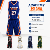 Uniformes de Baloncesto Reversibles Personalizados Elite Pro para Adultos, para Campamentos de Academia, Transpirables, DriFit, que Absorben la Humedad, Estampados
