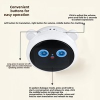 Machine interactive d'apprentissage de l'anglais par la voie orale pour enfants de 7 à 14 ans - Jouet éducatif à piles pour la pratique de la traduction