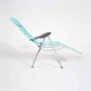 <span class=keywords><strong>Fauteuil</strong></span> inclinable de jardin pliable à 5 positions, gris, en <span class=keywords><strong>aluminium</strong></span>, <span class=keywords><strong>fauteuil</strong></span> inclinable portable, chaise de <span class=keywords><strong>camping</strong></span> pliable XL compacte - Product Image 1