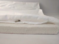 Matelas en feutre non tissé 100 % polyester, populaire, de haute qualité, résistant à l'humidité, écologique, respirant, doux, confortable, uni et léger