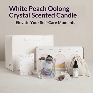 Natural Crystal Aromatherapy Diffuser <b>Gift</b> <b>Set</b> With Aroma Stones For Home Fragrance And Gifting - Product Image 5