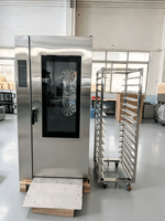 Horno de Convección Jayonho Eléctrico/a Gas de 15 Bandejas, Horno Comercial de Circulación de Aire Caliente para Pastelería y Repostería, Económico