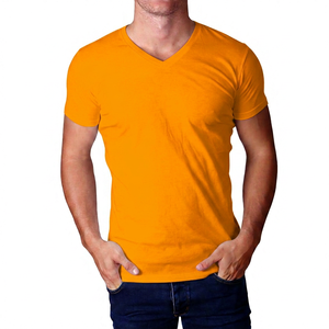 Camiseta con estampado de algodón 100% personalizado de alta calidad para hombre, camiseta transpirable con logotipo frontal, talla americana KITM08 de talla grande en blanco, venta al por mayor - Product Image 6