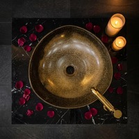 Lavabo de comptoir en céramique au design métallique moderne haut de gamme avec fonction de nettoyage facile et égouttoir pour salon et appartement