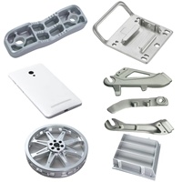 Composants en aluminium forgés à froid et usinés avec précision sur CNC, finition mate sablée, service ODM