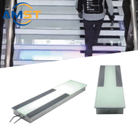 Nouvelle Arrivée : Piste de Danse Piano Sensorielle RGB avec Connexion par Câble, en Plastique ABS, Contrôle par Détection de Poids Intégré pour Jeu de Mariage