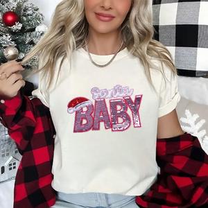 Parches de Fieltro Termoadhesivos con Lentejuelas y Bordado de PVC con Diseño Navideño de Moda Inglesa para Bolsos y Abrigos - Product Image 6