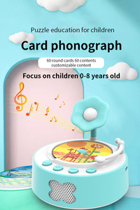 Machine d'apprentissage pour enfants avec tablette d'écriture LCD, jouet lecteur de cartes éducatif 2-en-1 pour les enfants de 3 à 7 ans - Product Image 6