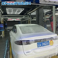 Station de lavage automatique de voitures, machine de nettoyage de véhicules pour les parkings et les flottes