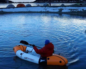 Packraft <span class=keywords><strong>gonflable</strong></span> en PVC léger, le plus vendu, prix d'usine, avec pagaie pour la dérive - Product Image 2