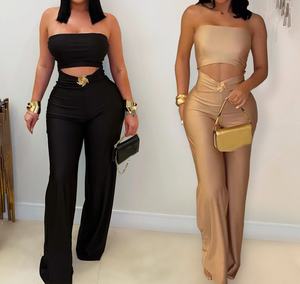 Viviblook Z310JP01 - Mono para Mujer, Estilo Casual, Sin Mangas, Sexy, Ajustado, Elástico, Talla Grande, Novedad de Verano - Product Image 1