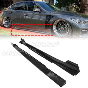 Extensión de faldón lateral Q50, alerón, cubierta de divisor, difusor para Infiniti Q50 Q50S 2014-2023, accesorios para coche modelo deportivo - Product Image 1