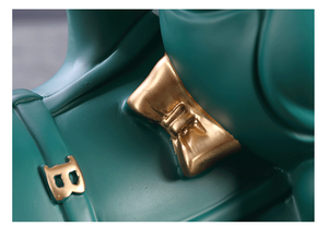 Statua Decorativa di Cane in Plastica Personalizzata, <span class=keywords><strong>Maggiordomo</strong></span> con Vassoio Portaoggetti per Tavolo, Ornamenti Decorativi Bulldog Francese per Soggiorno - Product Image 5