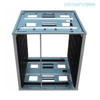 Support de stockage de cartes de circuits imprimés ESD, cadres supérieur et inférieur, en plastique noir, pour rangement de cartes SMT, en alliage d'aluminium