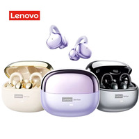 Écouteurs sans fil TWS Lenovo LE302 ENC à réduction de bruit, Bluetooth 6.0, pour le sport, avec clips auriculaires et conduction ouverte
