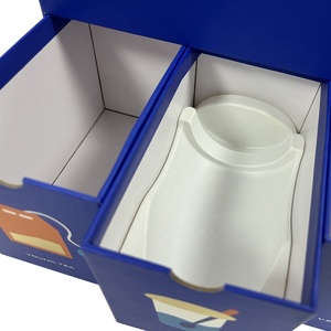 Fai scorrere facilmente un cassetto con scatola presente scatola con candela giocattolo divertente cieca scatola misteriosa tazza di vetro da tè bustina di tè scatola di imballaggio cucchiaio per bevande istantanee - Product Image 4