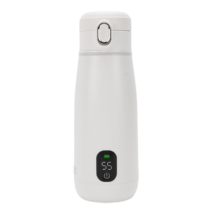 Thermos en acier inoxydable, tasse chauffante électrique pour voiture, affichage de la température LED, gobelet de voyage portable, bouteilles d'eau intelligentes - Product Image 1