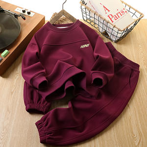 Conjunto de <span class=keywords><strong>ropa</strong></span> deportiva informal para niños de otoño 2025 al por mayor, conjunto de dos piezas para niños grandes con patrón, conjunto de <span class=keywords><strong>ropa</strong></span> para niños - Product Image 4