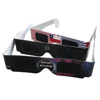 Lunettes d'éclipse solaire en carton personnalisées avec logo, vente en gros d'usine