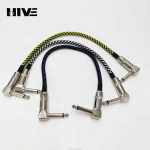Cable de bucle de efectos de <span class=keywords><strong>guitarra</strong></span> con punta de cobre, cable de protección Effecter, cable de conexión de reducción de ruido, 30 cm de largo - Product Image 3
