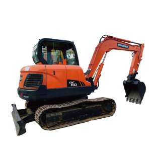 Doosan เครื่องขุด DX60 6ตัน, มือสองพร้อมส่วนประกอบหลักเครื่องยนต์มอเตอร์เกียร์ปั๊มเกียร์แบริ่ง - Product Image 1