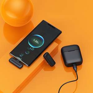 Micrófono Inalámbrico J11 Lavalier Tipo C con Cancelación de Ruido y Estuche de Carga para <span class=keywords><strong>iPhone</strong></span>, iPad 14, 13, 12, <span class=keywords><strong>11</strong></span> Pro Max, para TikTok y Vlogs - Product Image 2