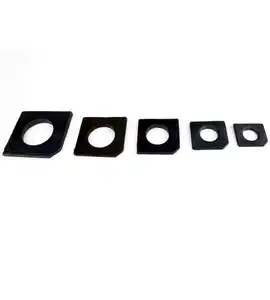 Supplier Custom Stamping Special GB M6-M30 Carbon Steel Flat Washer Black Thick Square Beveled Taper Gasket