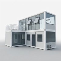 Bâtiment Modulaire Préfabriqué en Acier Ignifuge de 20 et 30 pieds, à Assemblage Rapide, pour Maison, Bureau ou Conteneur Mobile, Écologique et Recyclable