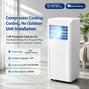 เครื่องปรับอากาศแบบพกพา Btu เป็นมิตรกับสิ่งแวดล้อม ใช้ปลั๊ก US UK EU ใช้สารทำความเย็น R32/R290 สำหรับบ้านและพกพา - Product Image 4