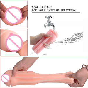 <strong>Male</strong> <strong>Vibrator</strong> Masturbator cup toys for men Realistic Tight Vagina Masturbating Stimulation Mouth pocket pussy Erotic toy - Product Image 4